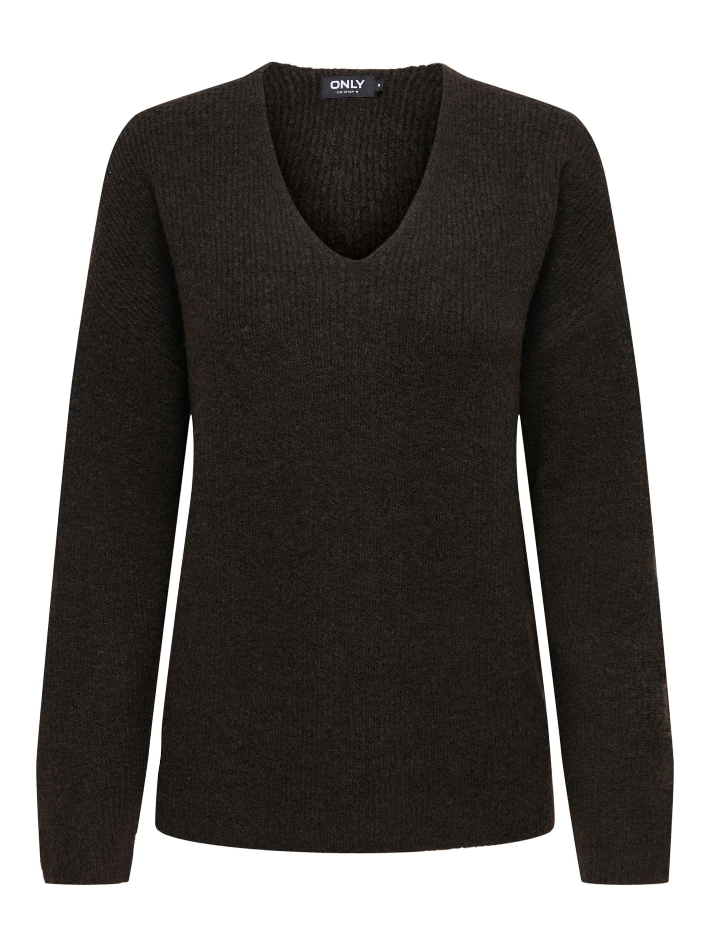 Pull-over 'CAMILLA' ONLY en marron : devant