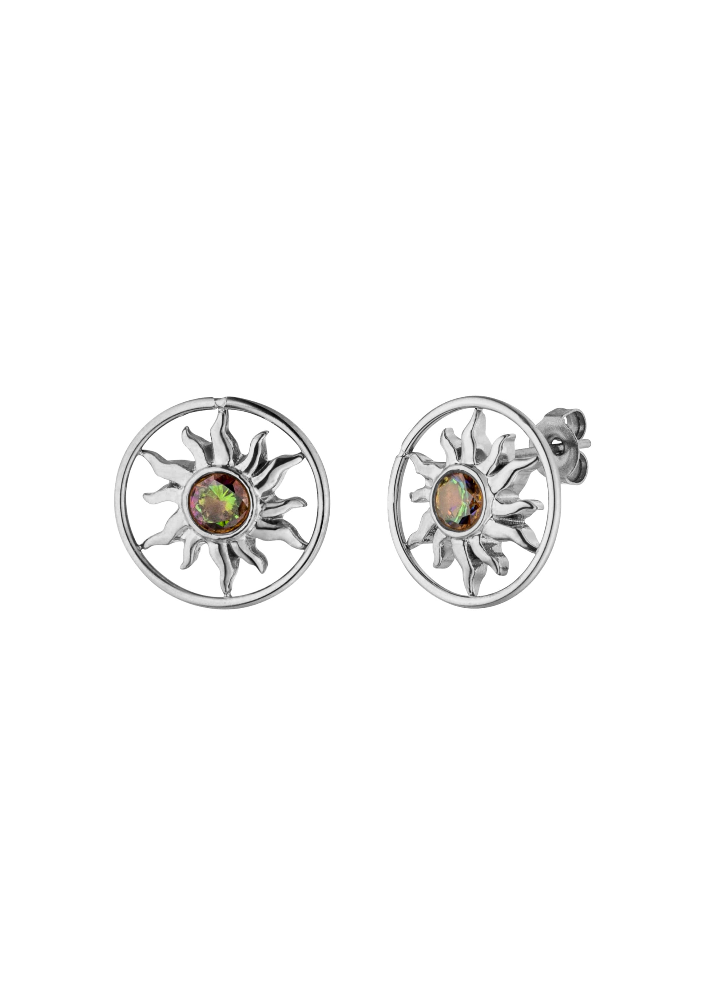 Orecchini 'Luana Coin' di PURELEI in argento: frontale