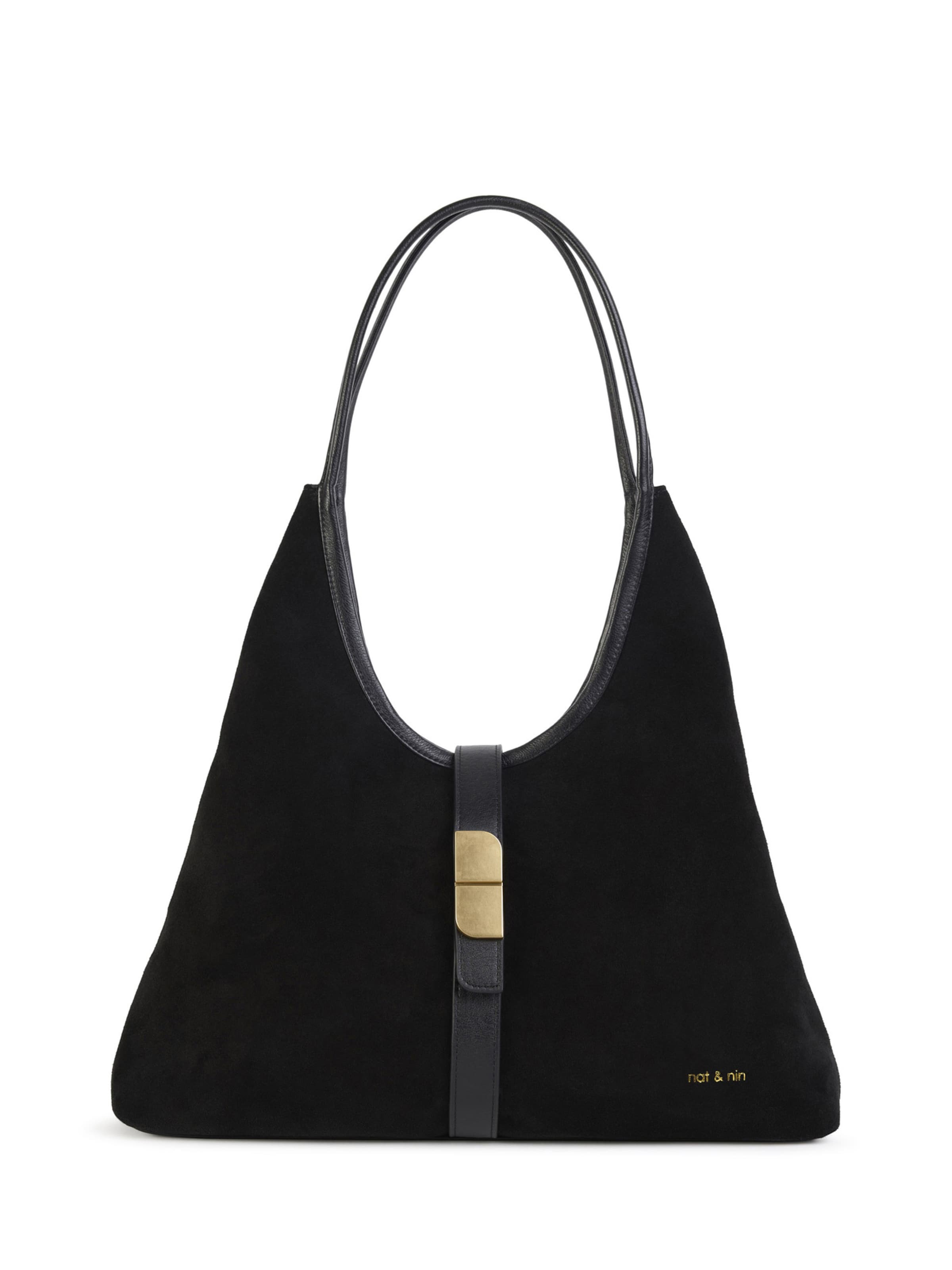 Nat&Nin Håndtaske 'ROMEO' i sort: forside
