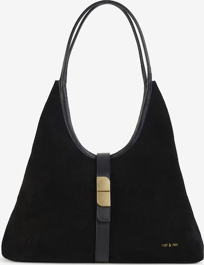 Nat&Nin Handtasche 'ROMEO' in gold / schwarz, Produktansicht