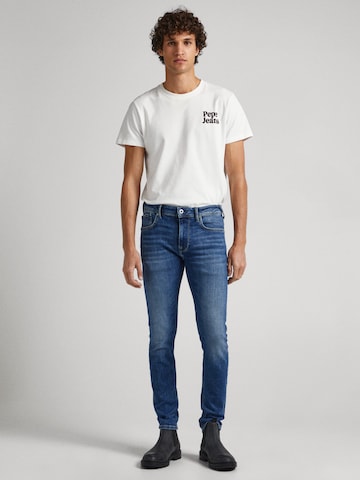 Pepe Jeans Skinny Jeans 'FINSBURY' in Blauw