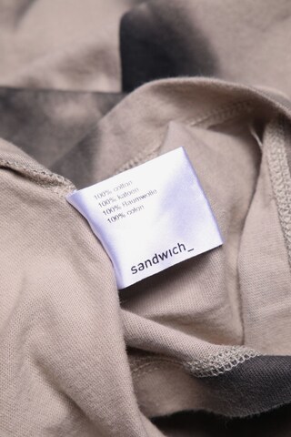 Sandwich Longsleeve-Shirt M in Beige