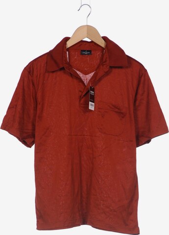 HECHTER PARIS Shirt in M-L in Brown: front