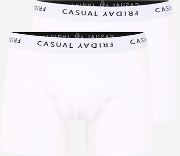 Casual Friday - Calzoncillo boxer 'Norh' en blanco: frente