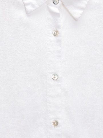 Camicia da donna di Pull&Bear in bianco