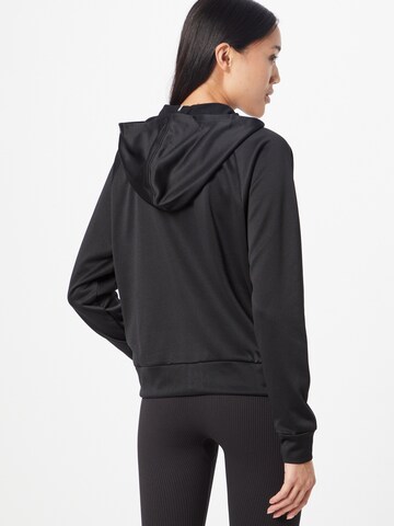 PUMA Athletic Zip-Up Hoodie in Black