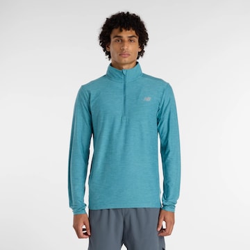 new balance Sports sweater 'Space Dye' in Blue: front