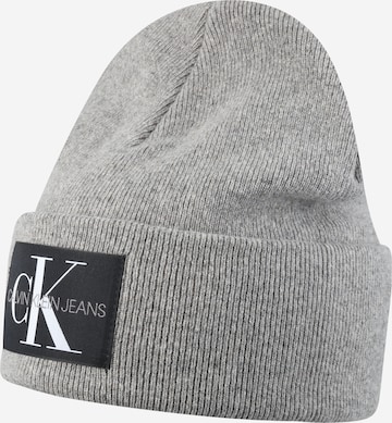 Calvin Klein Jeans Beanie in Mottled Grey | ABOUT YOU