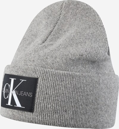 Calvin Klein Jeans Müts meleeritud hall / must / valge, Tootevaade
