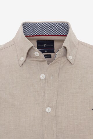 Regular fit Camicia ' KENT ' di DENIM CULTURE in beige