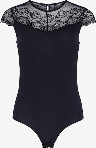 PIECES - Body camiseta 'Sinna' en negro: frente