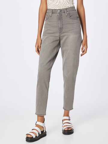 LEVI'S ® Tapered Jeans 'High Waisted Mom Jean' in Grey: front