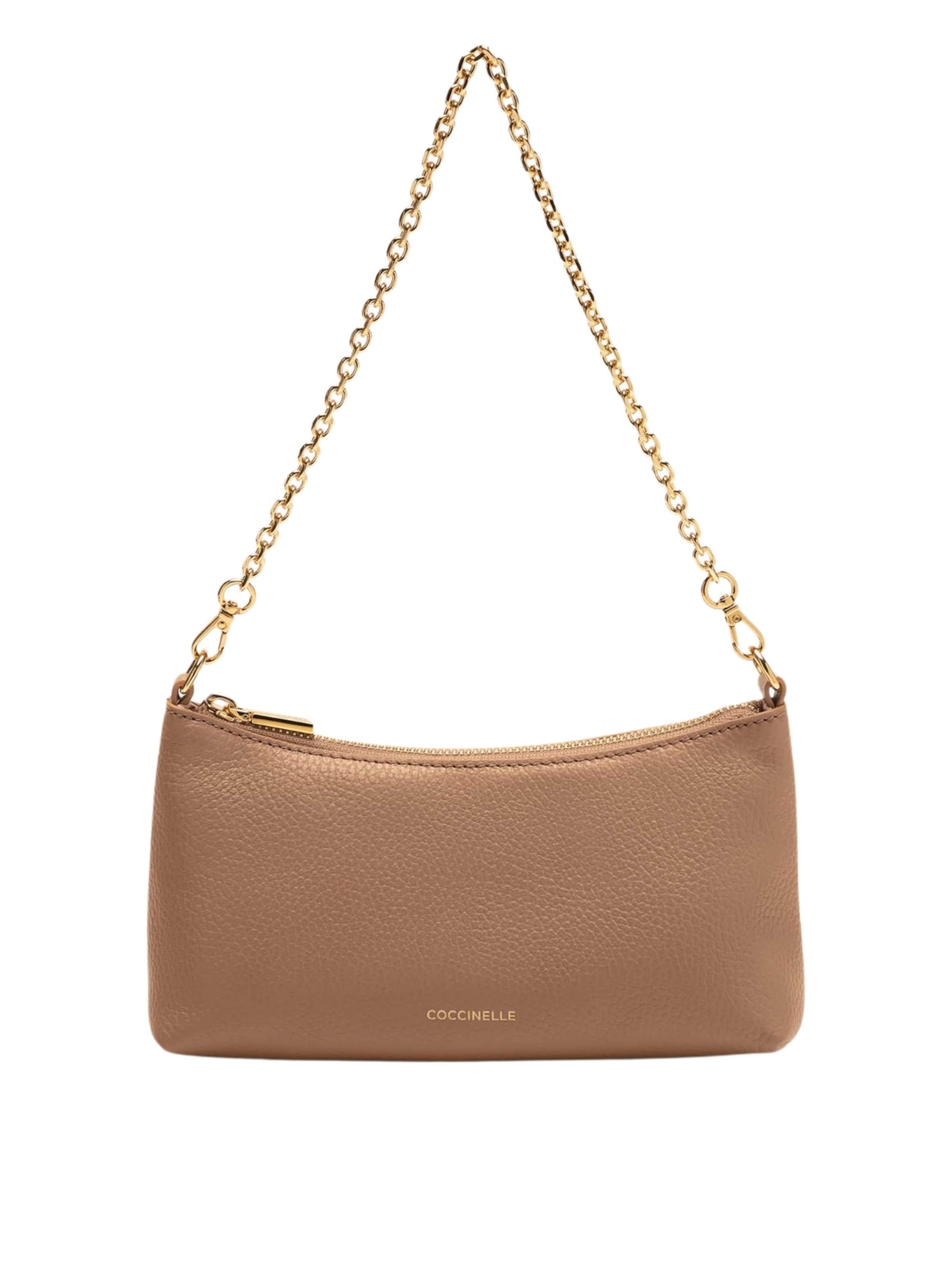 Coccinelle Handtas 'COCCINELLE AURA' in Bruin: voorkant