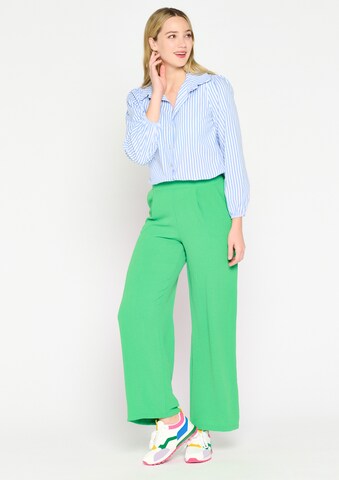 LolaLiza Loosefit Kalhoty – zelená