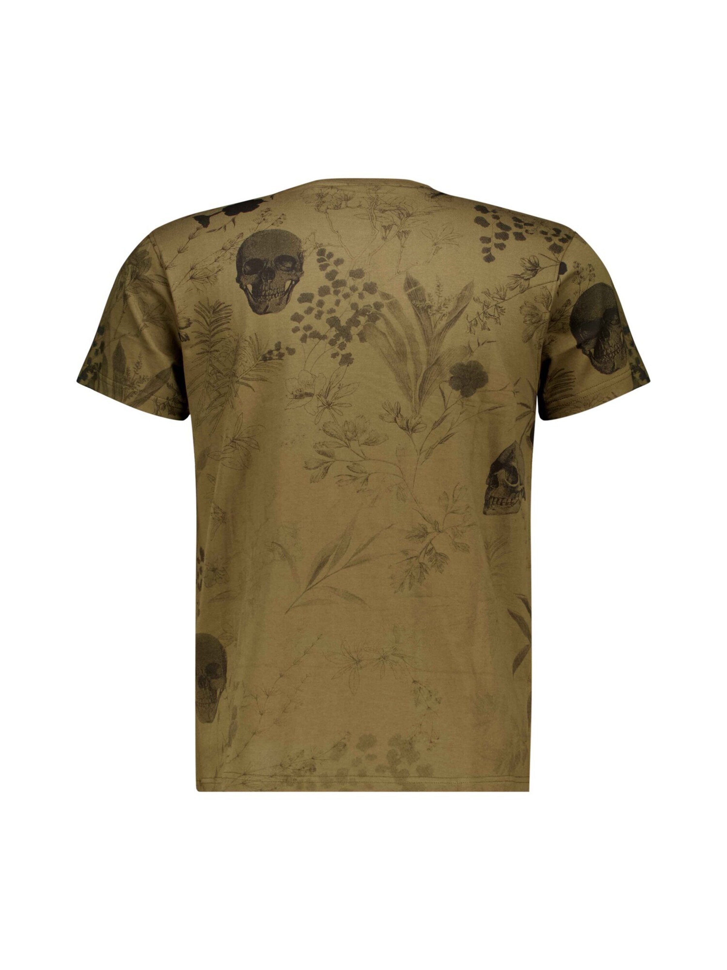 T-Shirt 'BOTANICAL' Deeluxe en vert