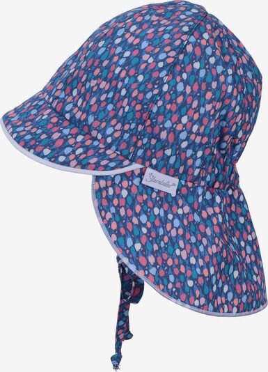 STERNTALER Hat in marine blue / Sky blue / Light blue / Light pink / White, Item view