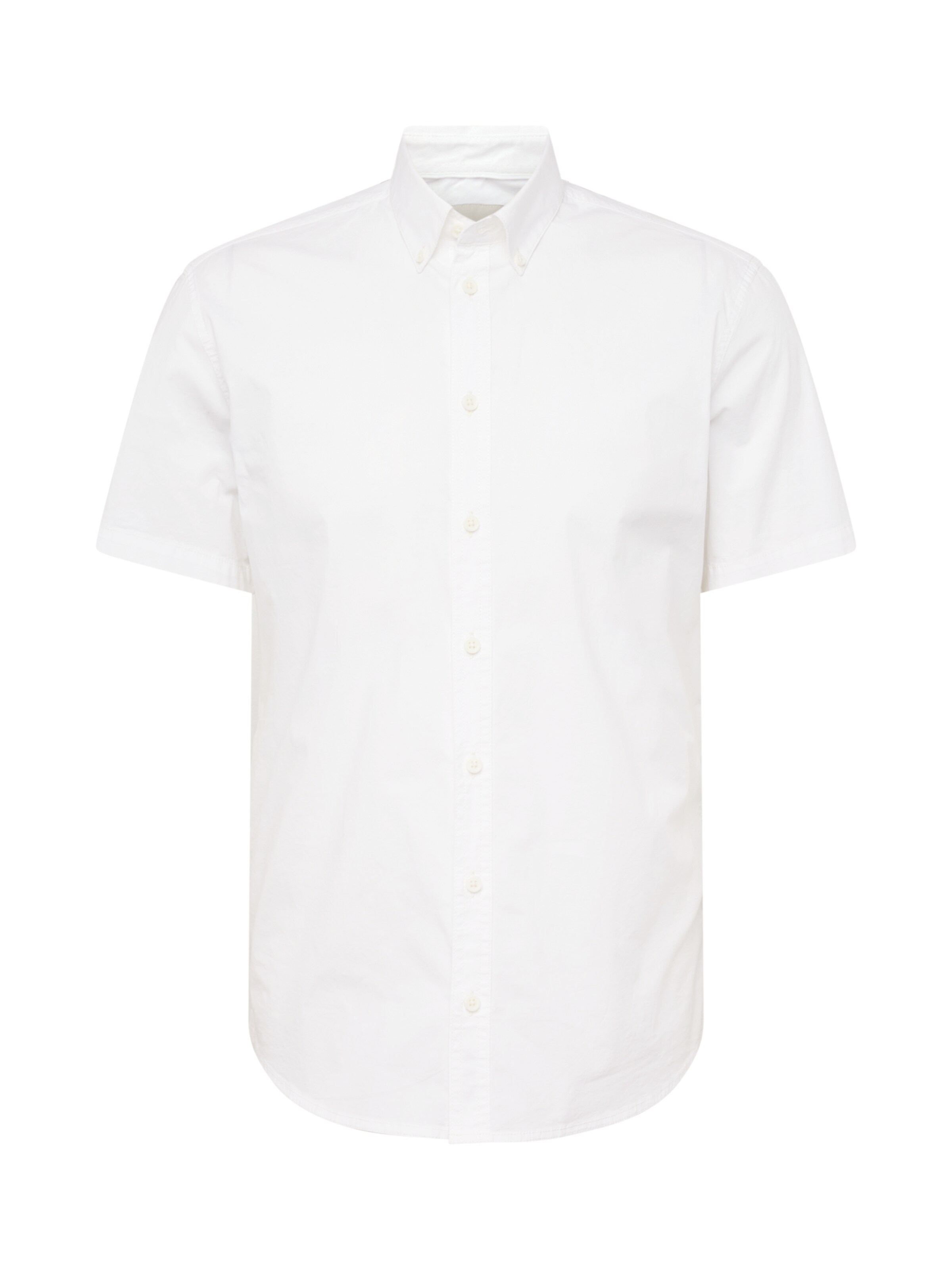 Slim fit Camicia di BLEND in bianco: frontale