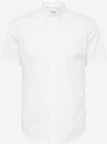 BLEND جينز ضيق الخصر والسيقان قميص بلون أبيض: الأمام