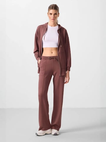 Wide Leg Pantalon Tommy Life en marron