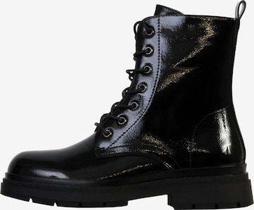 The Divine Factory Booties in Black: front