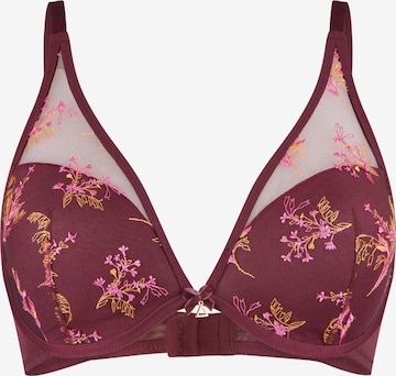 LingaDore - Triángulo Sujetador en rojo: frente