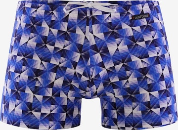 Olaf Benz Zwemshorts ' BLU2350 Beachtrunks ' in Blauw: voorkant