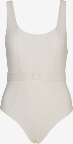 Calvin Klein Swimwear Bustier Badeanzug in Weiß: predná strana