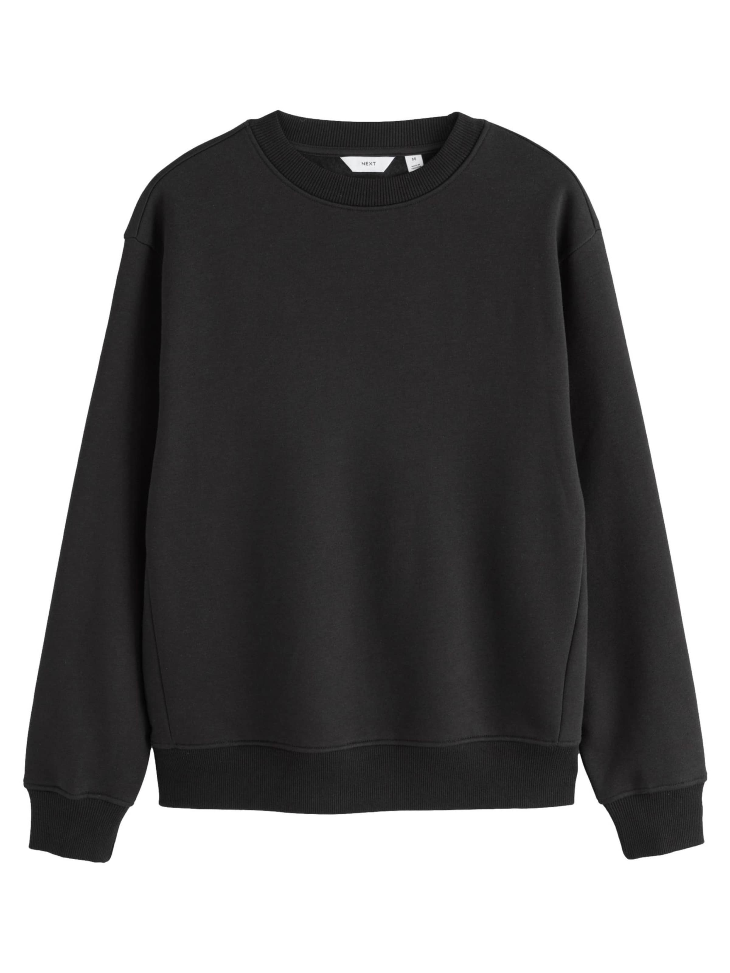Next Μπλούζα φούτερ σε μαύρο: μπροστά