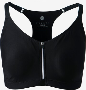 Athlecia Bustier Sport bh 'Hortensia' in Zwart: voorkant