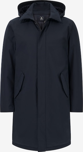 Boggi Milano Manteau mi-saison en marine, Vue avec produit