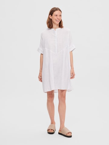 SELECTED FEMME - Vestido camisero 'Viola' en blanco