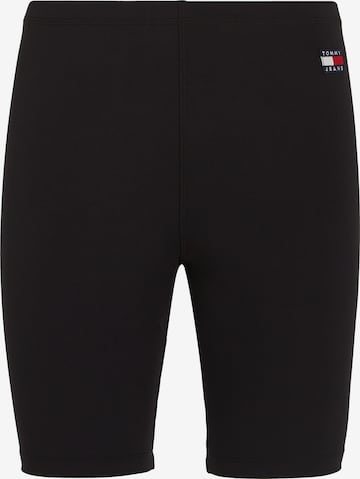 Tommy Jeans Curve Skinny Leggings in Schwarz: predná strana