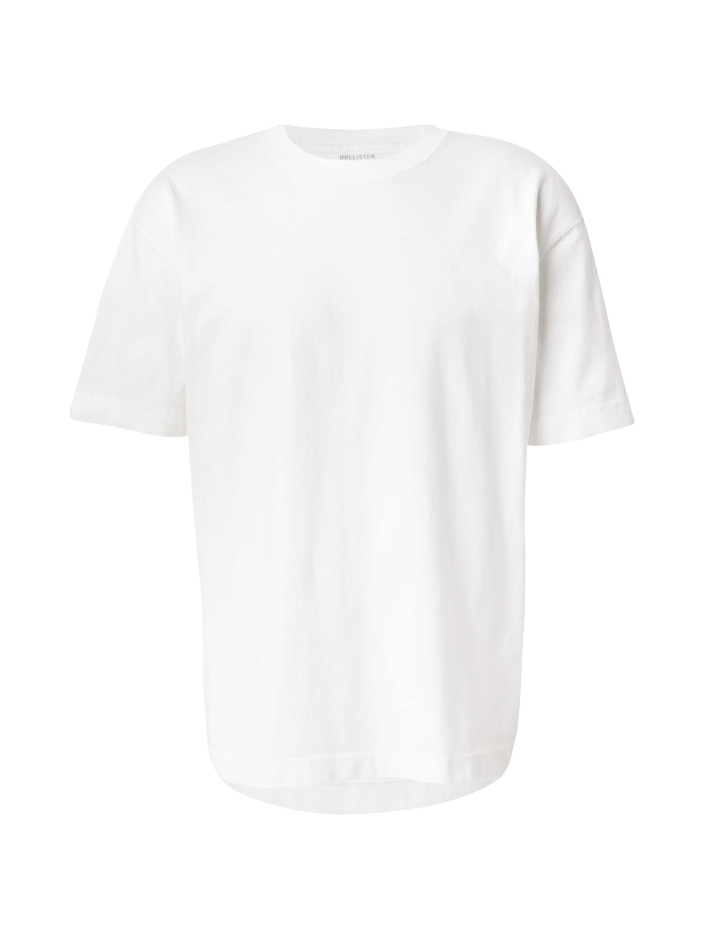 Tricou de la HOLLISTER pe alb: față