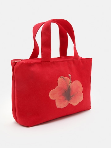 Poșete 'HIBISCUS' de la Pull&Bear pe roșu