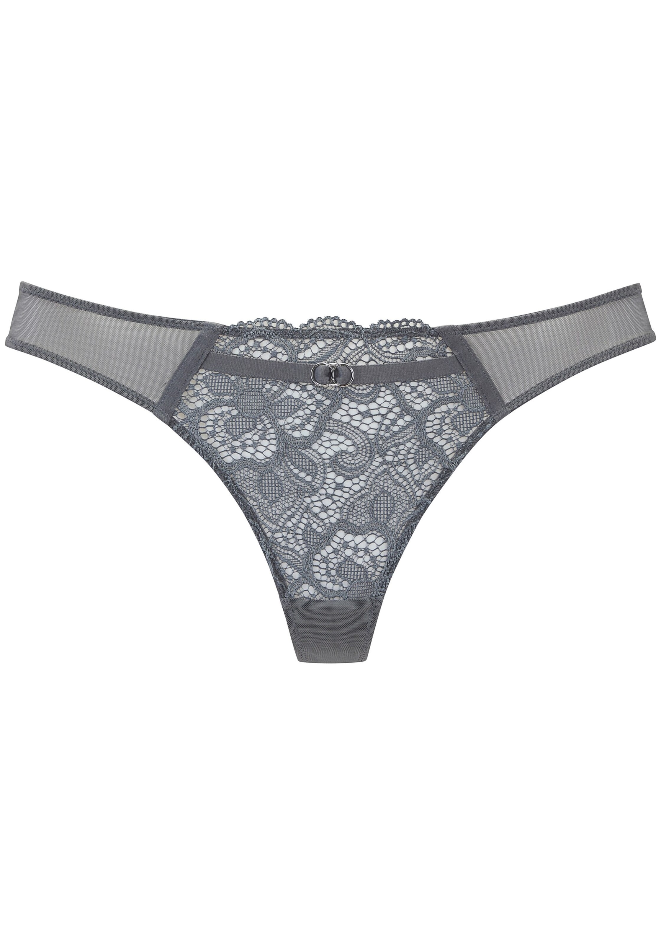 LASCANA - Tanga en gris: frente