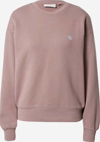 Carhartt WIP Sweatshirt 'Casey' in Lila: predná strana