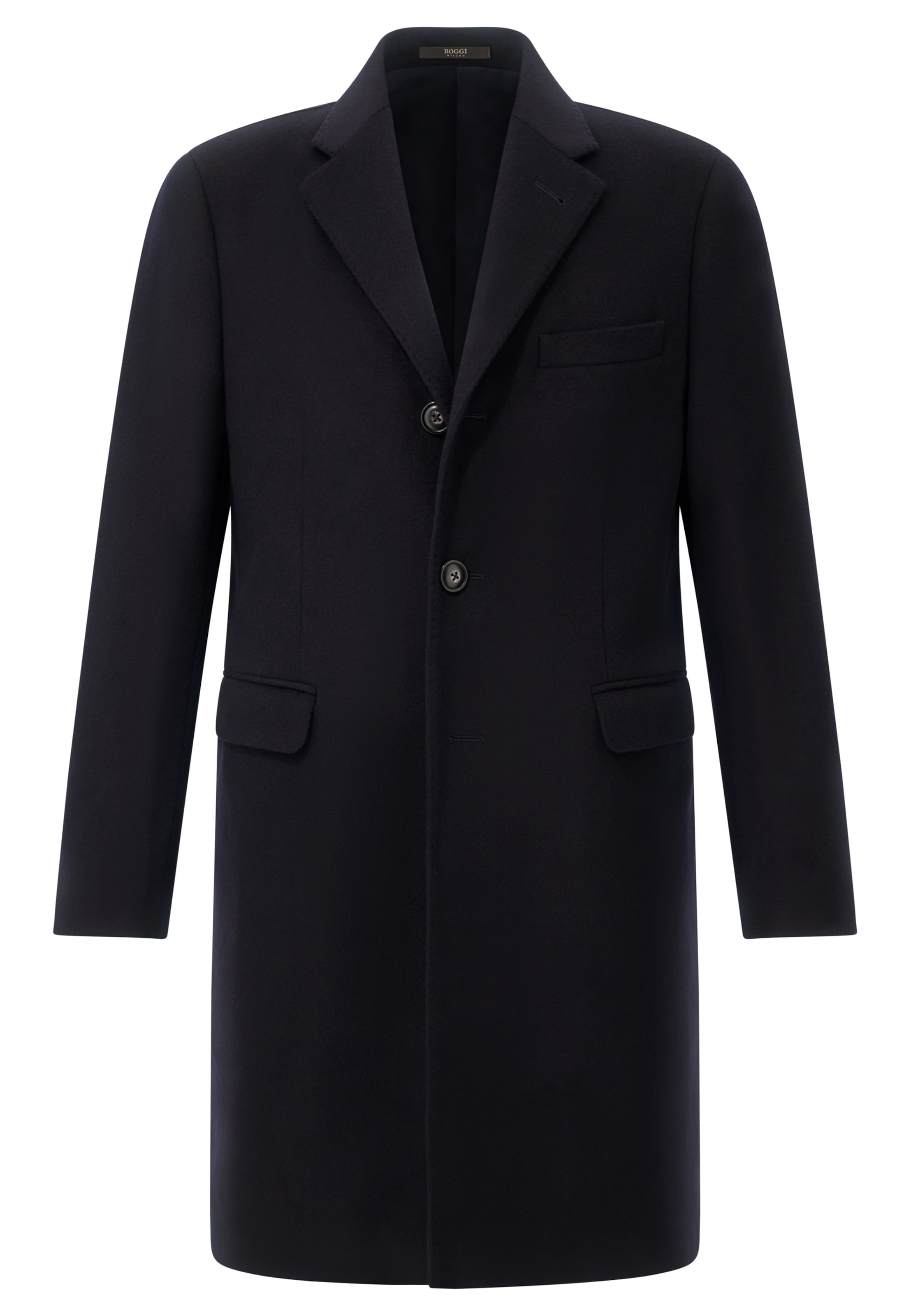 Boggi Milano Manteau mi-saison en bleu marine, Vue avec produit