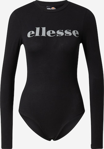 ELLESSE Shirt Bodysuit 'Georgie' in Black: front