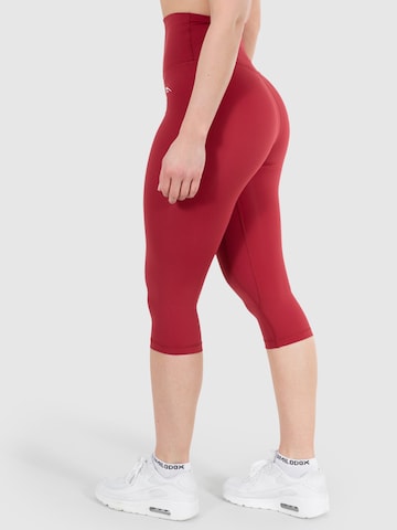 Smilodox Skinny Workout Pants 'Advanced Affectionate' in Red