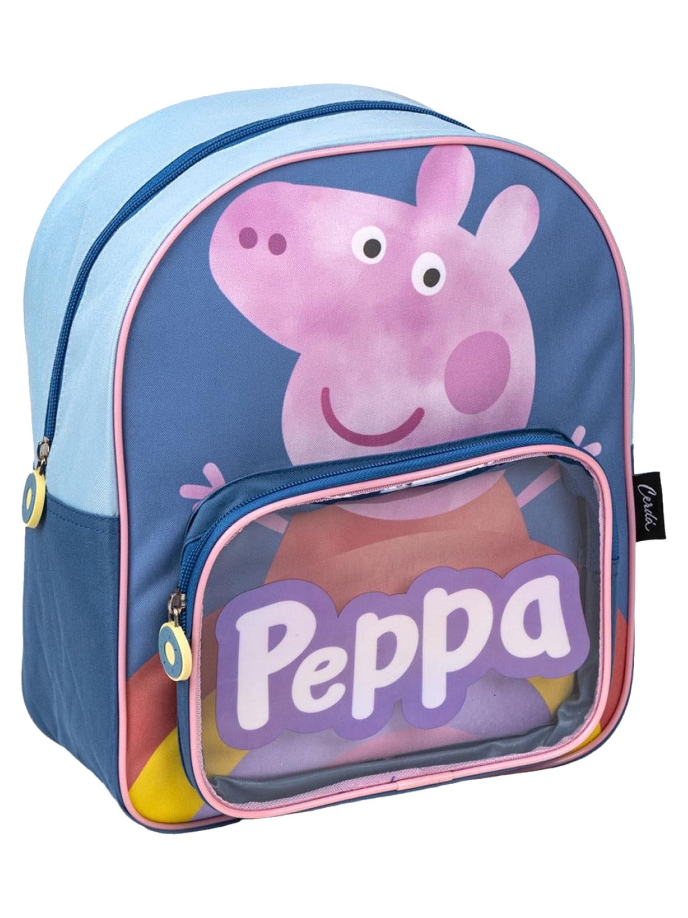 Peppa Pig Rugzak 'Peppa Pig Rugzak 2 vakken Hoogte 30cm' in Blauw: voorkant