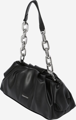 Calvin Klein Listová kabelka - Čierna: predná strana