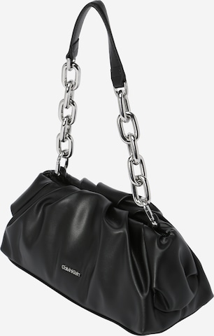 Calvin Klein - Bolso de noche en negro: frente