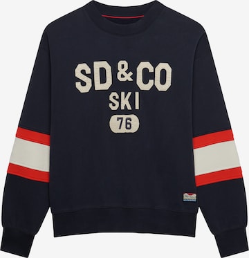 Sweat-shirt 'Aspen Athletics Preppy Ski' Superdry & Co en bleu : devant