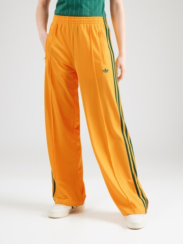 Wide leg Pantaloni sportivi 'Adicolor Classic Firebird' di ADIDAS ORIGINALS in arancione: frontale