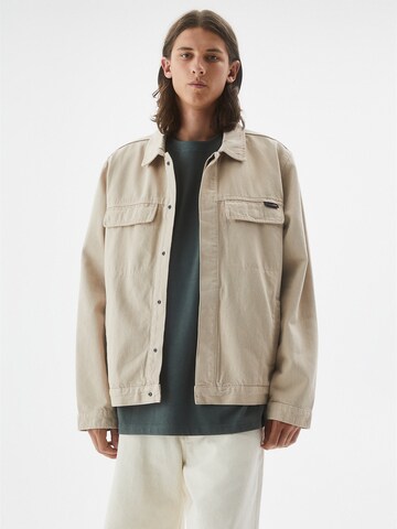 Veste mi-saison Pull&Bear en beige : devant