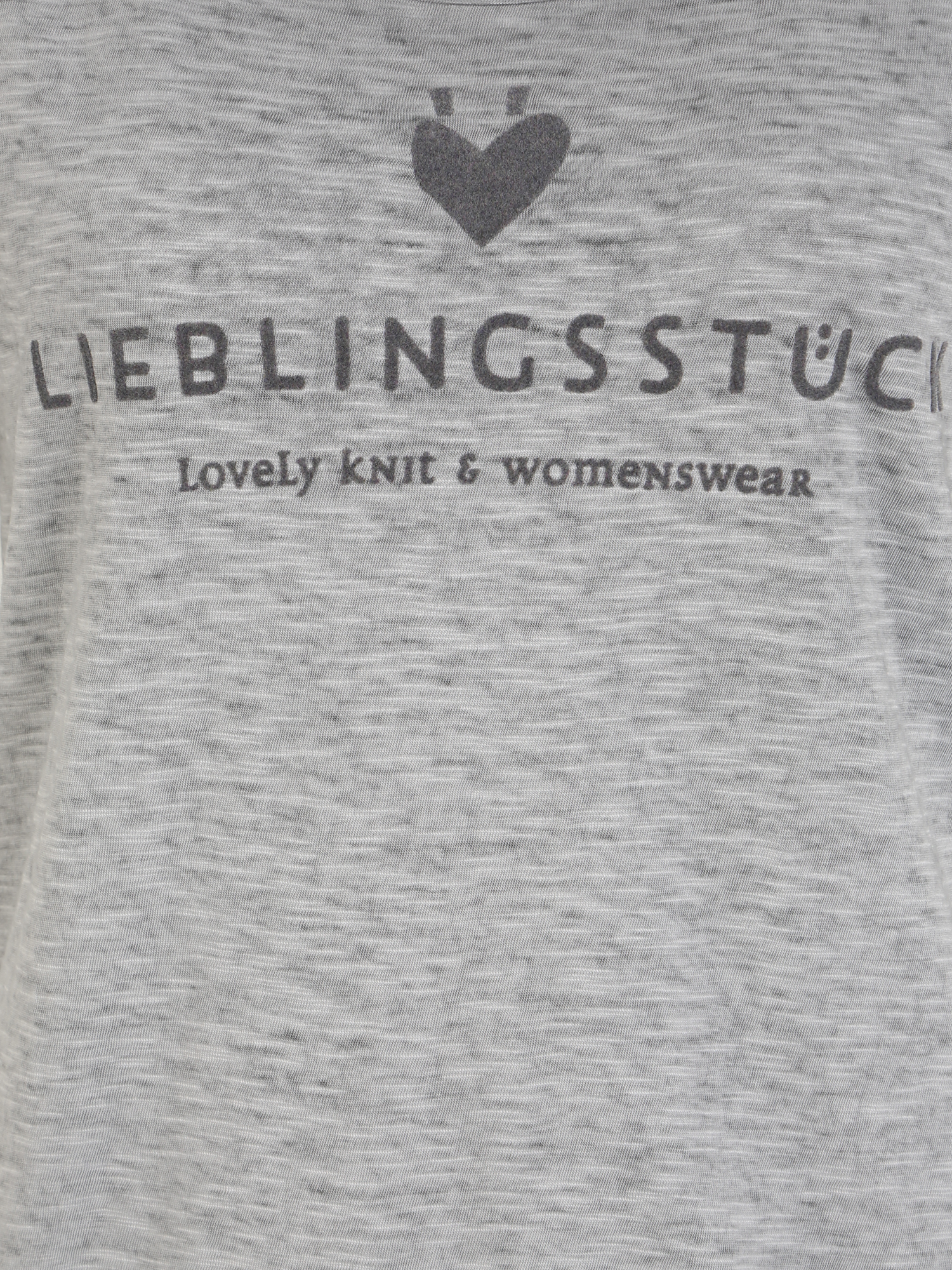 LIEBLINGSSTÜCK T-Shirt Cia in Dunkelgrau, Graumeliert 