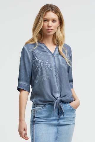 Soccx Blouse in Blue: front