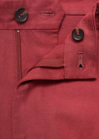 MANGO MAN Regular Pants 'Banarea' in Red