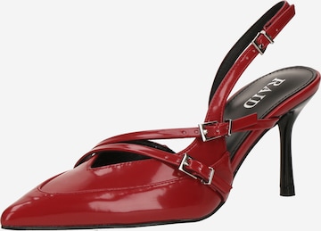 Raid Лодочки с открытой пяткой 'SEEMA' в Красный: спереди