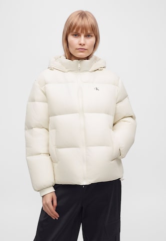 Calvin Klein Jeans Zimná bunda - Biela